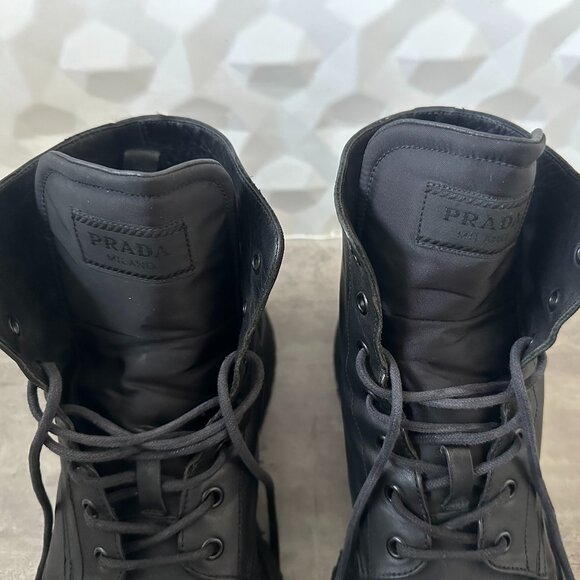 Prada men’s leather boots authentic Size 10.5 - Picture 8 of 14